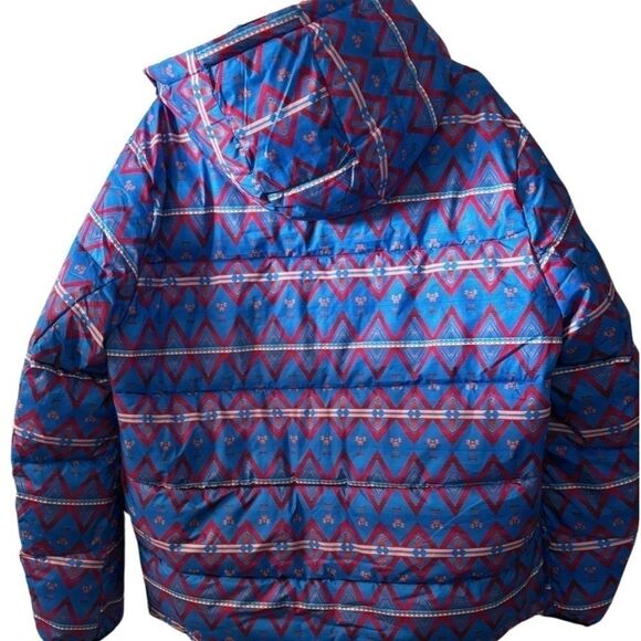 Club Room Mens Blue Water Resistant Hooded Winter Puffer Jacket Coat NWT - Picture 12 of 13